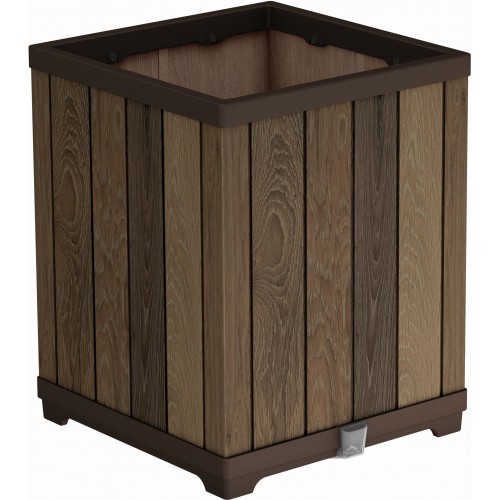 KETER DECO SQUARE TALL Donica, 45,5 x 45,5 x 55 cm, orzech 17213623