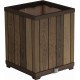KETER DECO SQUARE TALL Donica, 45,5 x 45,5 x 55 cm, orzech 17213623