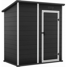 KETER ESSENTIAL 6 x 4 Domek ogrodowy, 184 x 112 x 195 cm, ciemnoszary 17214016