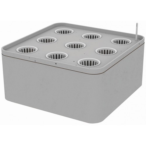 KETER FARM BOX LARGE Doniczka, 28 x 28 x 14 cm, jasna szara 17210163 KETER FARM BOX LARGE Doniczka, 28 x 28 x 14 cm, jasna szara 17210163