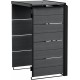 KETER HIDE AWAY 240L Rozszerzenie do obudowy na kosze, szary 17213791