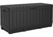 KETER KENTWOOD 350L Skrzynia ogrodowa 128 x 53,6 x 59 cm, grafit 17210604