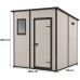KETER MANOR PENT 6 x 6 Domek ogrodowy, 183,5 x 185 x 200,5 cm, beżowy 17208243