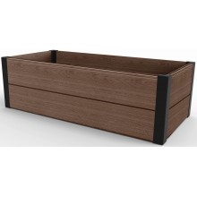 KETER MAPLE TROUGH Obrzeże ogrodowe, 106 x 50 x 32 cm, brązowy 17209666