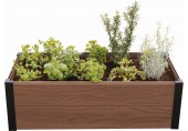 KETER MAPLE TROUGH Obrzeże ogrodowe, 106 x 50 x 32 cm, brązowy 17209666