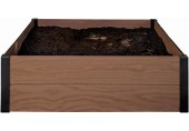 KETER MAPLE SQUARE Obrzeże ogrodowe, 106 x 106 x 32 cm, brązowy 17209665
