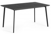 KETER METALEA Stół ogrodowy, 146 x 87 x 75 cm, żeliwny czarny 17209811