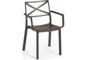 KETER METALIX Krzesło ogrodowe vintage, 60 x 53 x 81 cm, kolor metal brąz 17209788