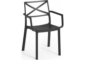 KETER METALIX Krzesło ogrodowe vintage, 60 x 53 x 81 cm, kolor metal czarny 17209788