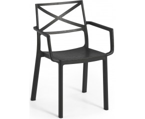 KETER METALIX Krzesło ogrodowe vintage, 60 x 53 x 81 cm, kolor metal czarny 17209788