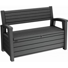 KETER OTTER BENCH 227L Ławka ogrodowa ze schowkiem 133 x 61 x 89 cm, grafit 17212485