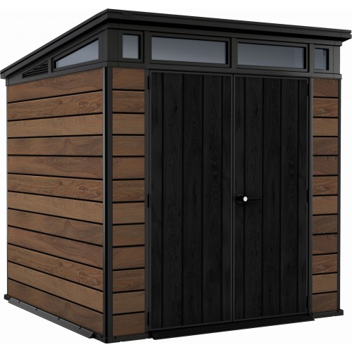 KETER PENT SIGNATURE HORIZONTAL 7 x 7 Domek ogrodowy, 216 x 218 x 226 cm, orzech 17212803