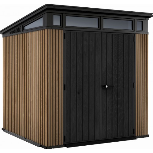 KETER PENT SIGNATURE VERTICAL 7 x 7 Domek ogrodowy, 216 x 218 x 226 cm, brązowy 17213211