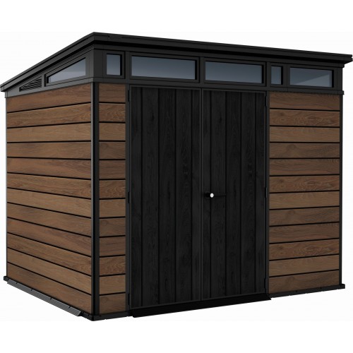 KETER PENT SIGNATURE HORIZONTAL 9 x 7 Domek ogrodowy, 279 x 218 x 226 cm, orzech 17212899