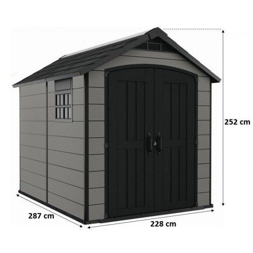 KETER PREMIER 759 Domek ogrodowy, 228 x 287 x 252 cm 17212350