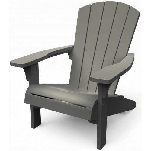 KETER TROY ADIRONDACK Fotel, 93 x 80,5 x 96,5 cm, jasny szary 17208310