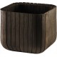 KETER CUBE PLANTER M Doniczka, 29,5 x 29,5 x 29,7 cm, brązowa 17202066