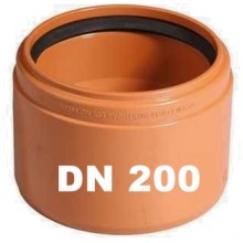 OSMA KGUSM Przejściówka kanalizacyjna DN 200, PVC/kamionka 223840