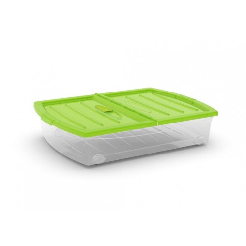 KIS SPINNING BOX XL 56L 77x58,5x17,5cm transparent / zielony KIS SPINNING BOX XL 56L 77x58,5x17,5cm transparent / zielony