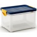 KIS CLIPPER BOX S 5,5l 30x19,5x16,5cm transparent/niebieska pokrywa