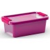KIS BI BOX XS 3L 26,5x16x10cm fioletowy/przezroczysty
