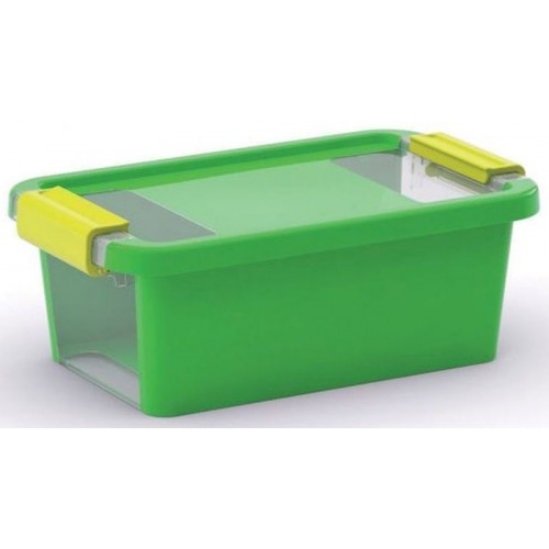 KIS BI BOX XS 3L 26,5x16x10cm zielony/przezroczysty KIS BI BOX XS 3L 26,5x16x10cm zielony/przezroczysty