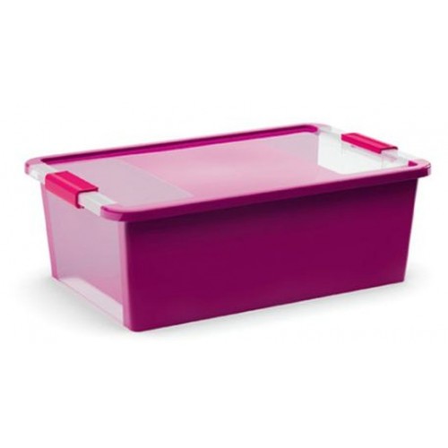 KIS BI BOX M 26L 55x35x19cm fioletowy/przezroczysty KIS BI BOX M 26L 55x35x19cm fioletowy/przezroczysty