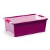 KIS BI BOX M 26L 55x35x19cm fioletowy/przezroczysty