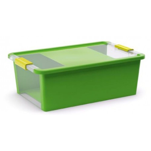 KIS BI BOX M 26L 55x35x19cm zielony/przezroczysty