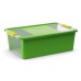 KIS BI BOX M 26L 55x35x19cm zielony/przezroczysty