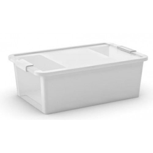 KIS BI BOX M 26L 55x35x19cm biały/przezroczysty