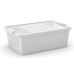 KIS BI BOX M 26L 55x35x19cm biały/przezroczysty