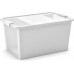 KIS BI BOX L 40L 55x35x28cm biały/przezroczysty