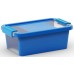 KIS BI BOX XS 3L 26,5x16x10cm niebieski/przezroczysty