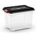 KIS MOOVER BOX S 18L 38x26,5x28,5cm przezroczysty / czarny
