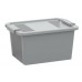 KIS BI BOX S 11L 36,5x26x19cm szary/przezroczysty