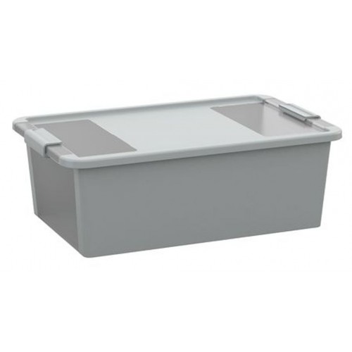 KIS BI BOX M 26L 55x35x19cm szary/przezroczysty