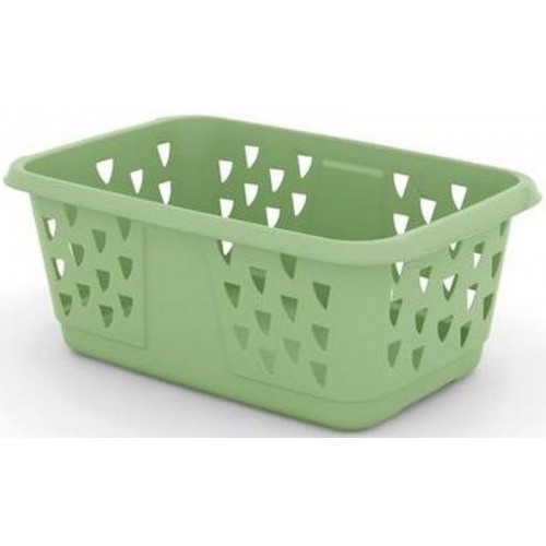 KIS CLASSIC 43L Kosz na czyste pranie 58x38x24cm zielony