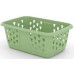 KIS CLASSIC 43L Kosz na czyste pranie 58x38x24cm zielony