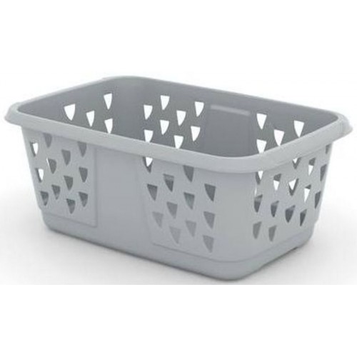 KIS CLASSIC 43L Kosz na czyste pranie 58x38x24cm szary