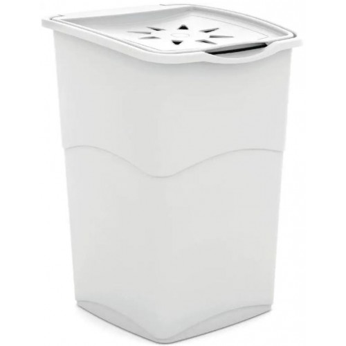 KIS KORAL 47L Kosz na pranie 38x37x53cm biały