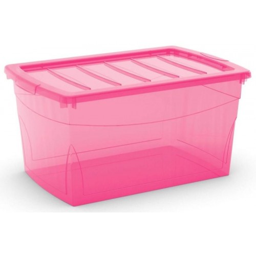 KIS OMNI BOX L 50L 58,5x39x30cm różowy