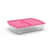 KIS SPINNING BOX XL 56L 77x58,5x17,5cm transparent / różowy