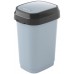 KIS DUAL SWING BIN L 50L kosz na śmieci 31x42x62cm szary