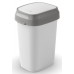 KIS DUAL SWING BIN S 10L kosz na śmieci 19x25x33cm biały