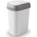 KIS DUAL SWING BIN M 25L kosz na śmieci 26x37x47,5cm biały