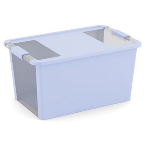 KIS BI BOX L 40L 55x35x28cm jasnoniebieski/przezroczysty