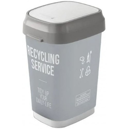 KIS DUAL SWING BIN STYLE S 10L HOME SERVICE Kosz na śmieci 19x25x32cm