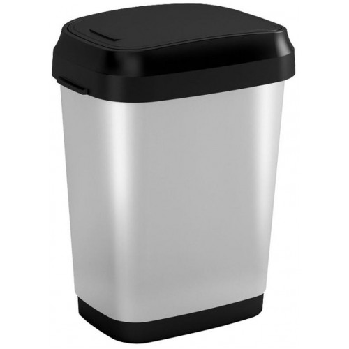 KIS DUAL SWING BIN STYLE M 25L STEEL Kosz na śmieci 26x37x47,5cm