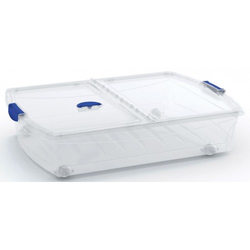 KIS SPINNING LATCH BOX XL 56L 78x58x18cm transparent